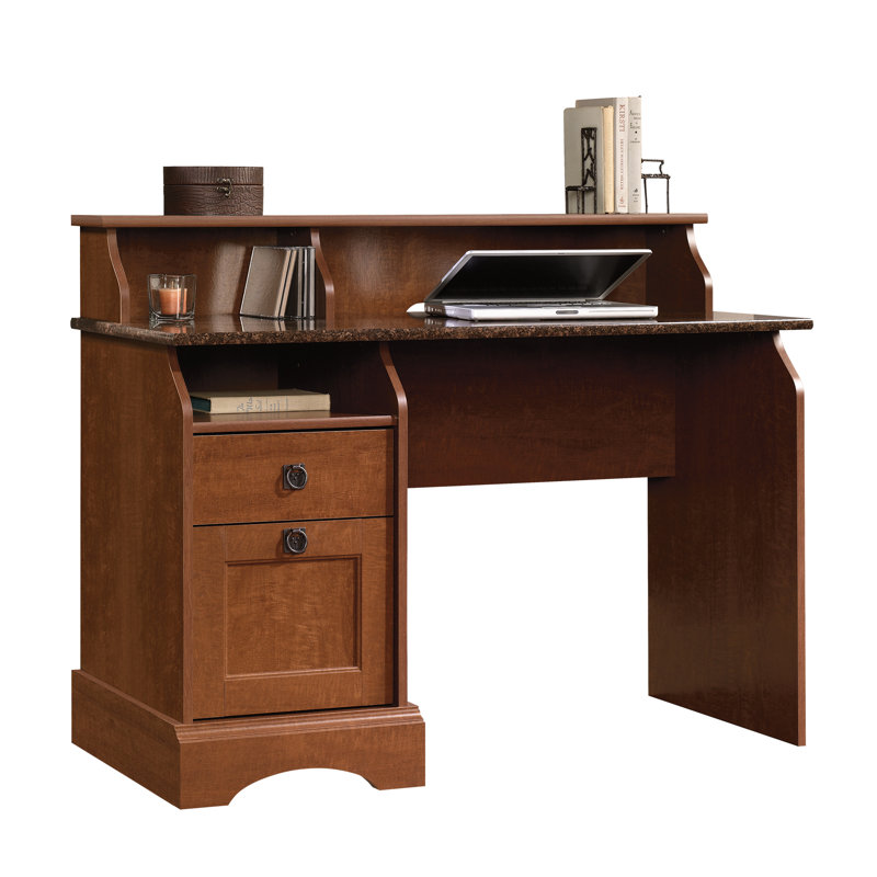 Charlton Home Springtown 2 Drawer Secretary Desk with Hutch & Reviews